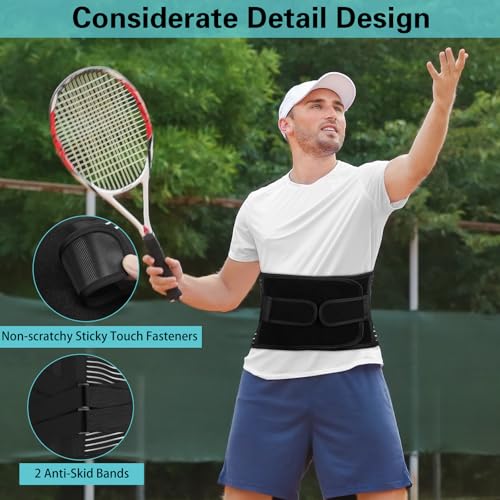 Back Brace for Lower Back Pain Relief, Anti-skid Lumbar Support - Product Imagery