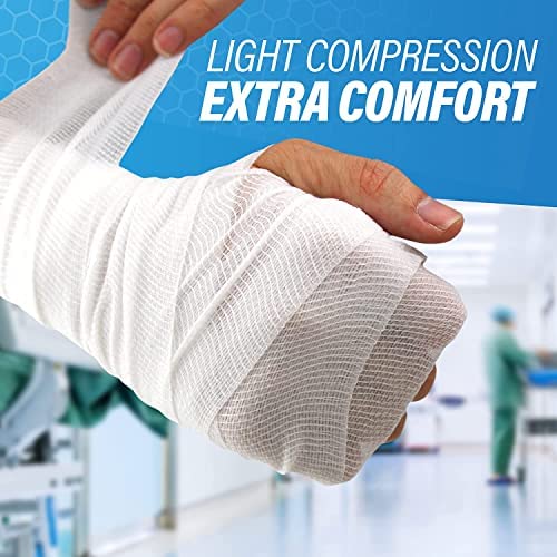 96 Gauze Bandage Rolls –Value Pack 96 Rolls - Premium First Aid - Product Imagery