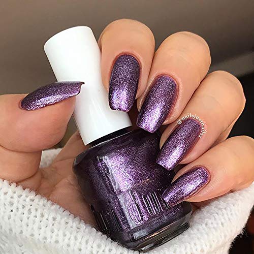 duri Nail Polish, 760 A Million Likes, Purple Metallic Glitter, - Product Imagery