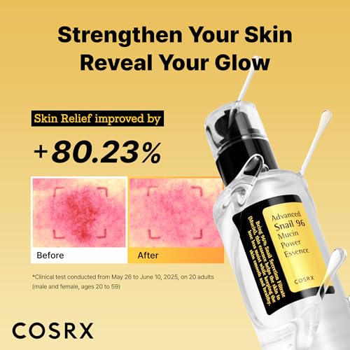 COSRX Snail Mucin 96% Repairing Serum for Sooothing & Hydrating - Product Imagery
