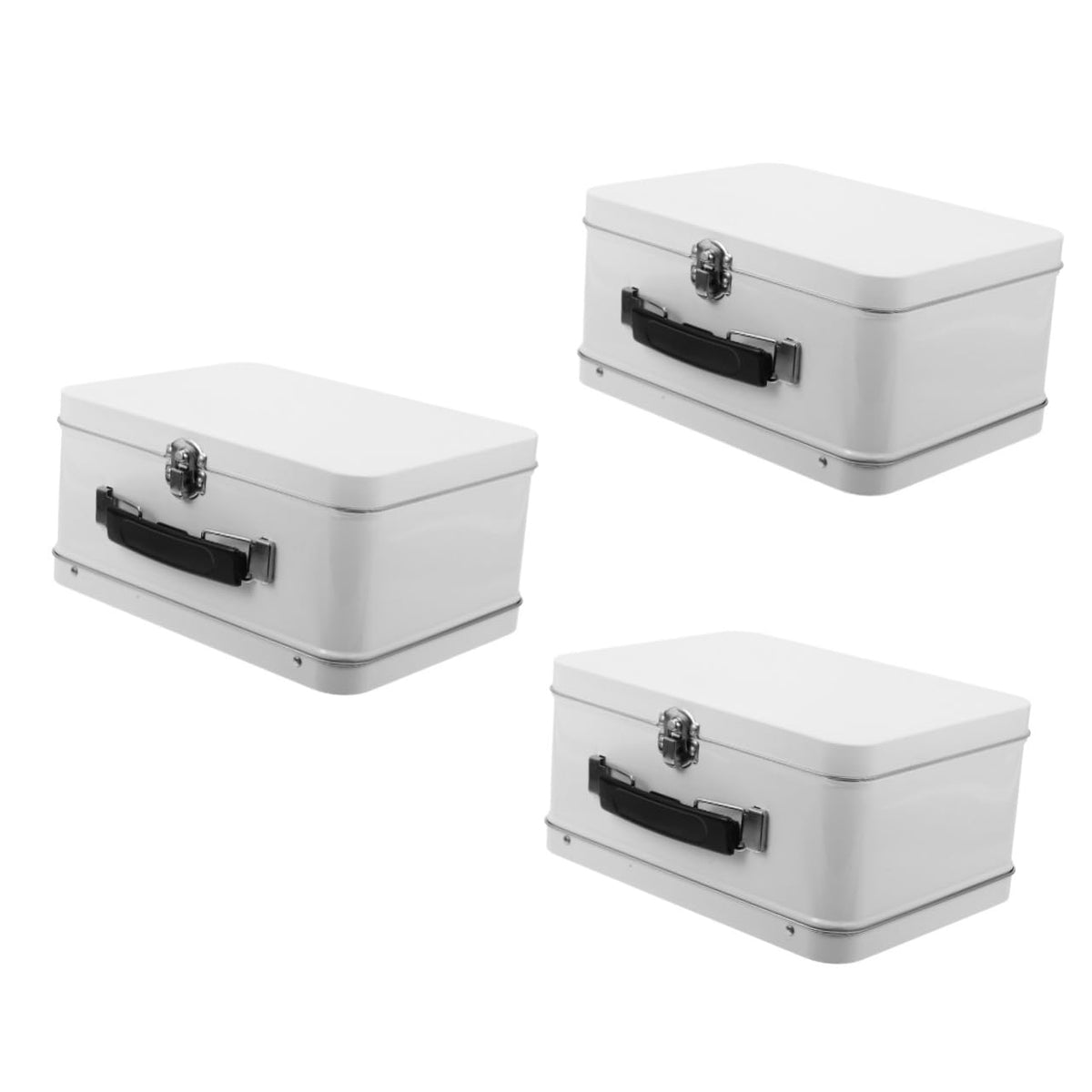 Levemolo 3pcs Suitcase Shaped Trinket Storage Box for - Levemolo Official Imagery - 2