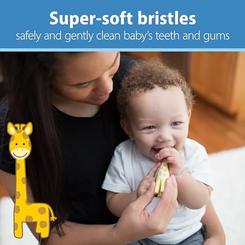 Dr. Brown's Infant-to-Toddler Toothbrush, Giraffe - Product Imagery