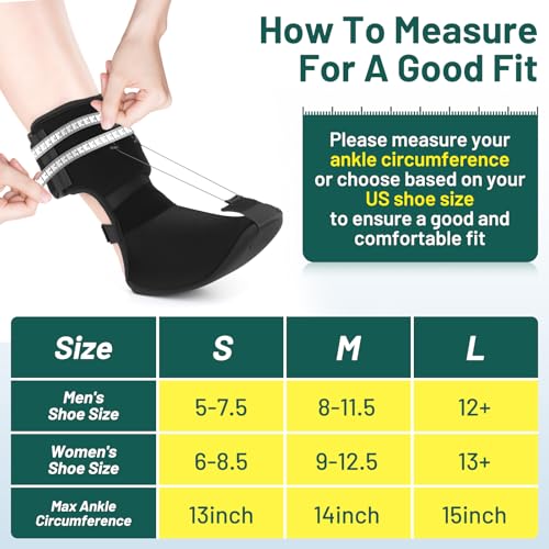 Plantar Fasciitis Night Splint Sock - Hook Knob Adjustment - Product Imagery