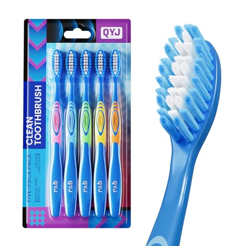 Medium Bristle Toothbrush for Adults, Manual Whitening Brush - Product Imagery