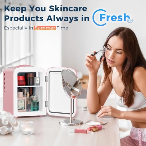 Antarctic Star 4L/6 Cans Compact Refrigerator,Portable Mini - Product Imagery