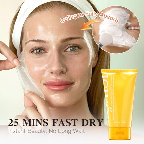 Turmeric Collagen Night Wrapping Mask 5.07 oz (2x Standard Size) - Product Imagery