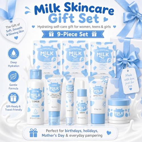 Milk Skincare Set For Women & Girls, Hydrating Milk Skin Care - Product Imagery