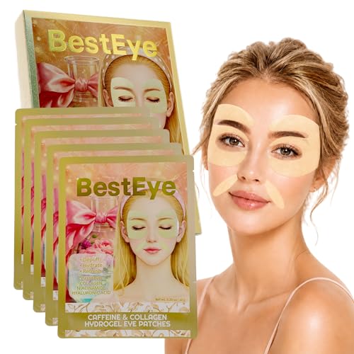 Besteye Collagen Under Eye Patches for Puffy Eyes and Dark Circles,Eye Mask – Mineral Oil Free, Paraben Free, Phthalate 