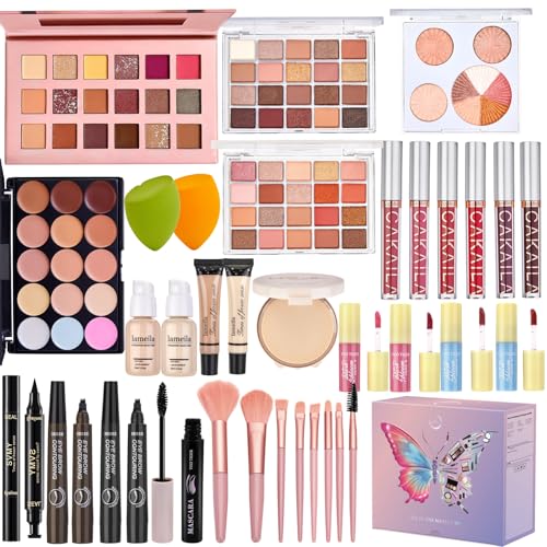 CHAFFUL All in One Makeup Kit, Make Up Gift Set, Makeup Kit for Women Full Kit – Multicolor