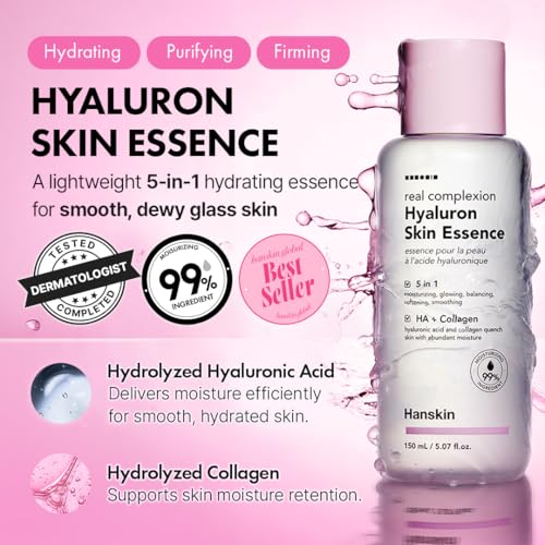 Hanskin Hyaluron Skin Essence, Hyaluronic Acid Toner, Dry Skin, - Product Imagery