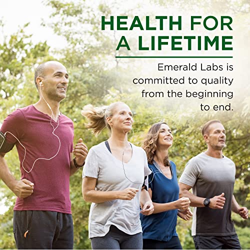 EMERALD LABS Vision Health, 60 Vegetable Capsules (30-Day Supply) - Product Imagery
