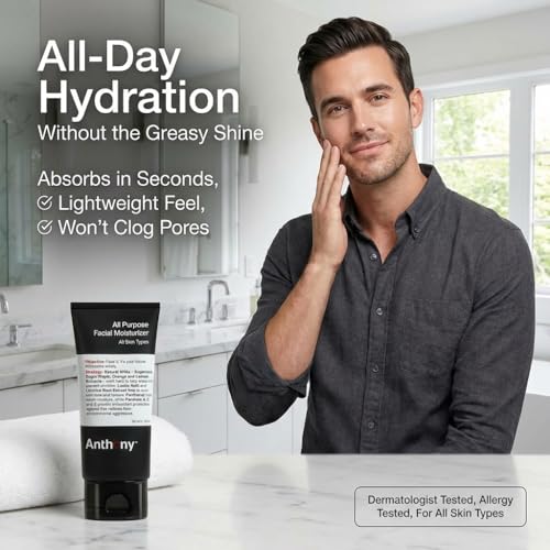 Anthony All-Purpose Facial Moisturizer – Men’s Hydrating Lotion - Product Imagery