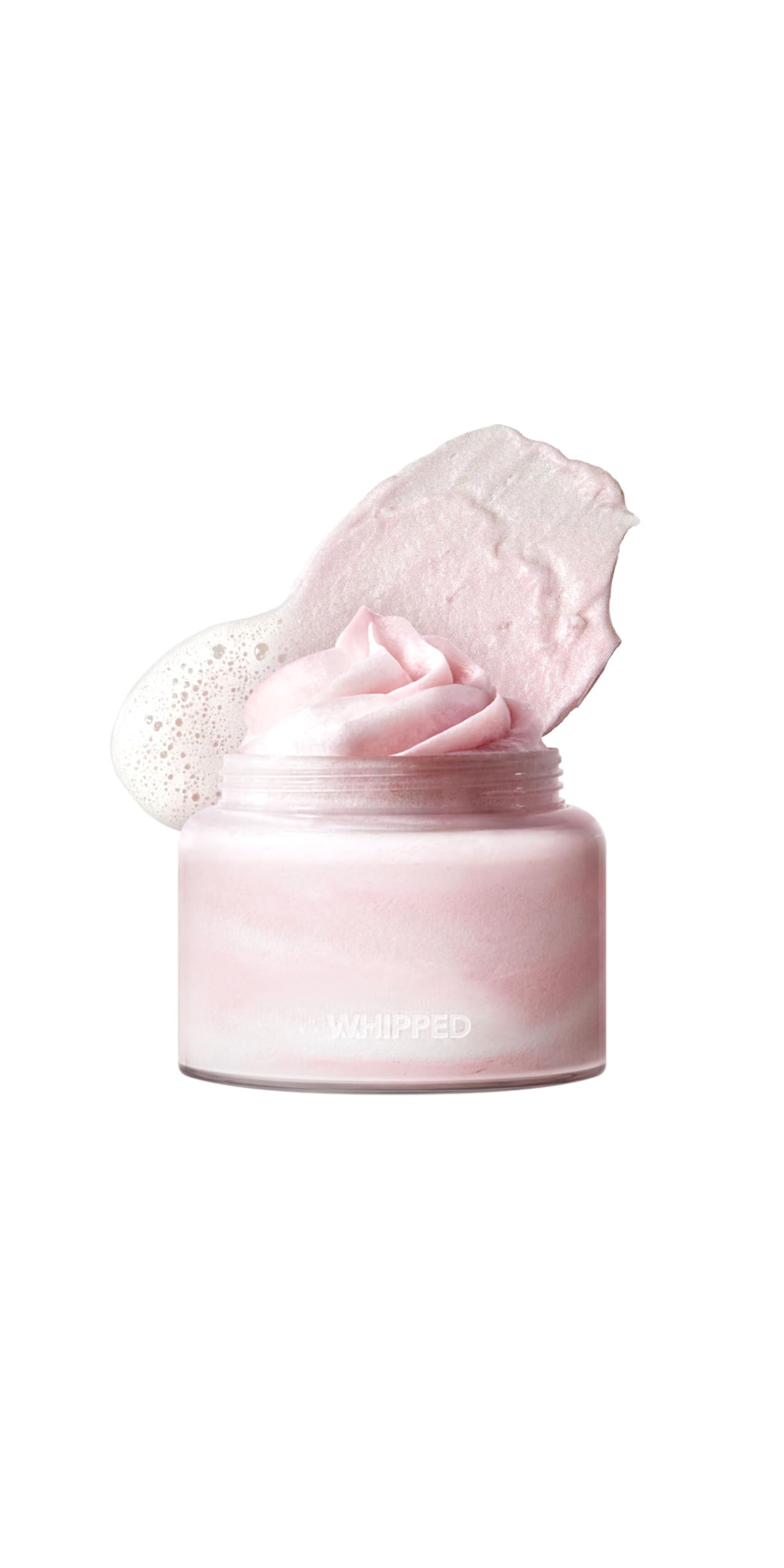 WHIPPED Cream Facial Cleanser Ddalva - Strawberry & Vanilla bean - Product Imagery