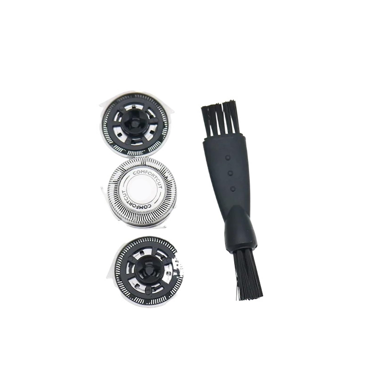 Three TEGRHSNB23E razor blade heads compatible with Philips personal care appliances, shown in a close-up image.