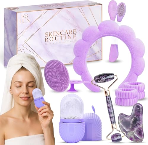 Skincare tools set, facial accessories for skincare, teen skin - Product Imagery