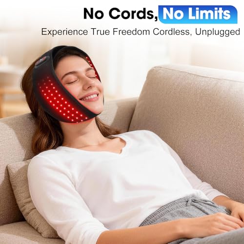 Face Heating Pad for TMJ Pain Relief, Cordless TMJ Heating Pad - Product Imagery