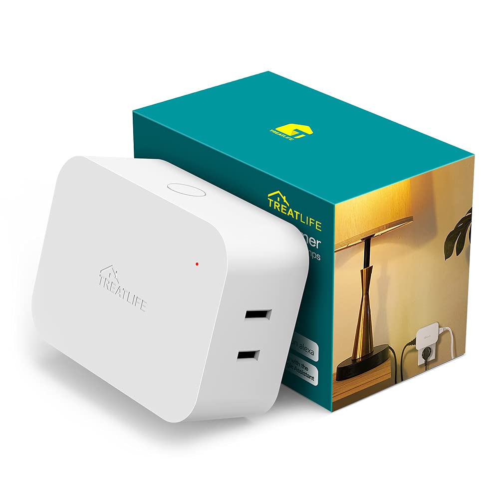 Alexa Smart Dimmer Plug, Treatlife Plug-in Lamp Dimmer Switch for Dimmable LED, CFL, Halogen and Incandescent Bulbs, Lam