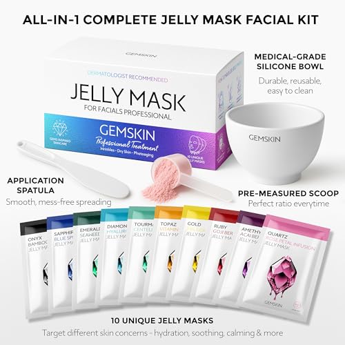 Jelly Mask for Facials Peel-Off - 10 Set Pack Modeling Rubber - Product Imagery