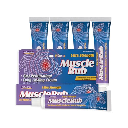 Natureplex Ultra Strength Muscle Rub Cream 1.5 oz (Pack of 5) – - Product Imagery