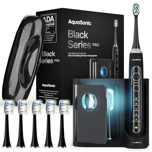Aquasonic Black Series PRO UV – Ultra-Whitening Electric - Product Imagery