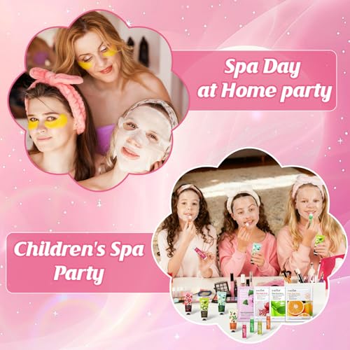 128 PCS Spa Party Supplies for Women, Spa Kit Include Lip - Product Imagery