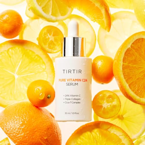 TIRTIR Pure Vitamin C 24% Face Serum – Dark Spot Remover for - Product Imagery