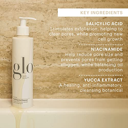 Glo Skin Beauty Purifying Gel Cleanser, Salicylic Acid Face - Product Imagery