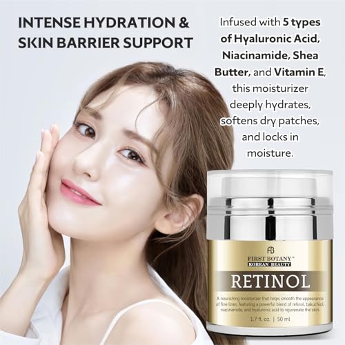 First Botany Korean Retinol Moisturizer Face Cream - Hydrating - Product Imagery