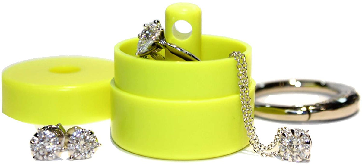 Lion Latch Travel Jewelry Box Case,Ring Holder (Mr. & Mrs) – alternate angle