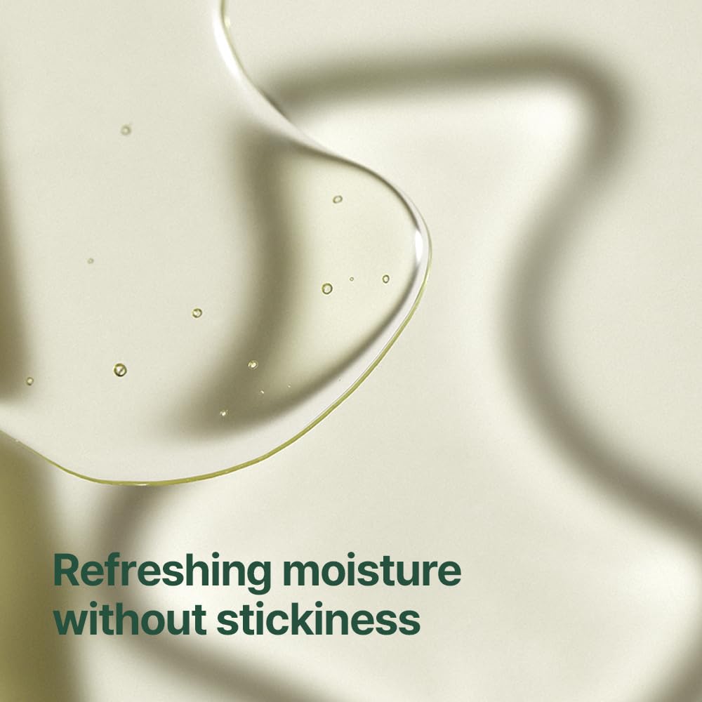 Pyunkang Yul calming moisture serum with centella, tea tree, hyaluronic acids, and ceramide for soothing and hydrating skincare.
