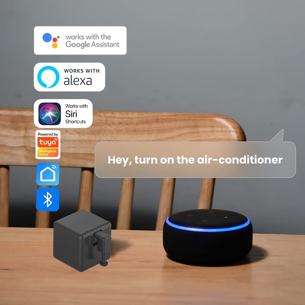 SENCKIT Smart Switch Button Pusher: Wireless App or Timer Control, No Wiring, Smart Bluetooth Fingerbot for Light Switch