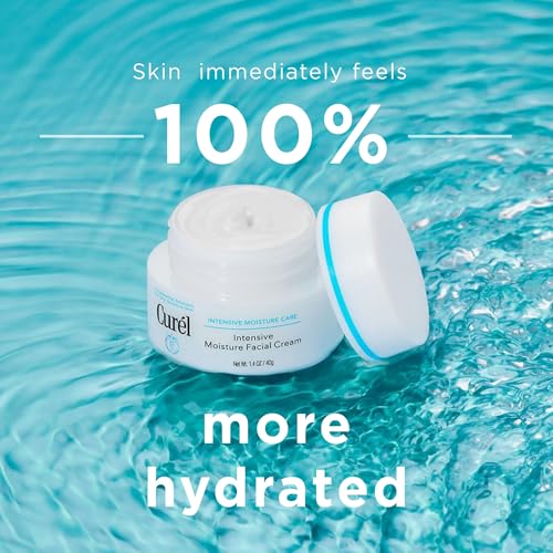 Curel Japanese Skin Care Intensive Face Moisturizer Cream, - Product Imagery