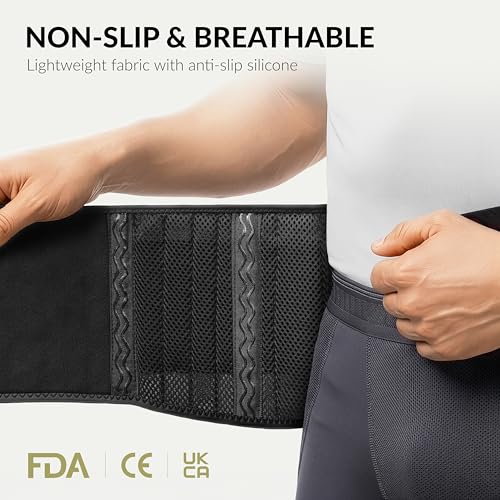 BraceUP Back Support Belt for Men and Women - Breathable Waist - Product Imagery