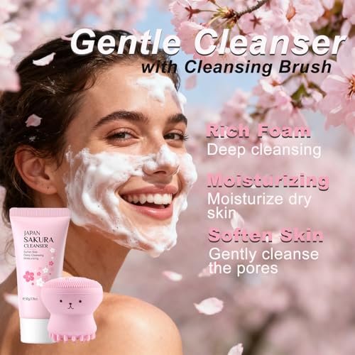 Sakura Skin Care Set Christmas Birthday Gifts for Teen Girls - Product Imagery