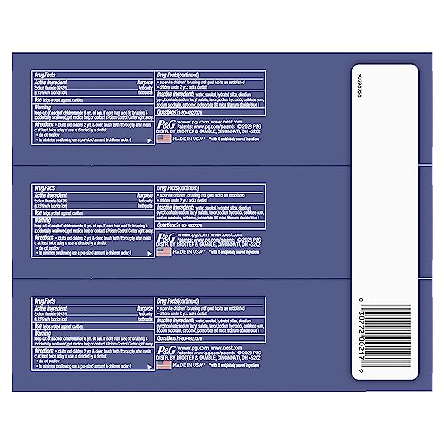 Crest 3D White Arctic Fresh Teeth Whitening Toothpaste, 3.8 oz - Product Imagery