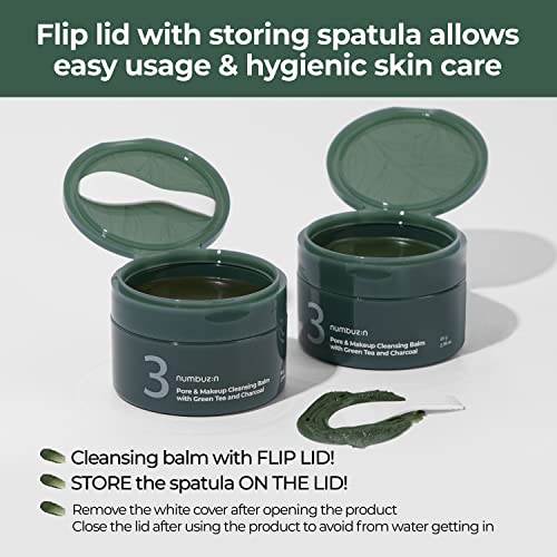 numbuzin No.3 Pore & Makeup Cleansing Balm with Green Tea and - Product Imagery