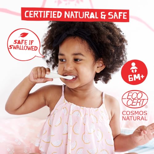 Jack N Jill Natural Toothpaste, Strawberry & Blueberry, 1.76 oz - Product Imagery