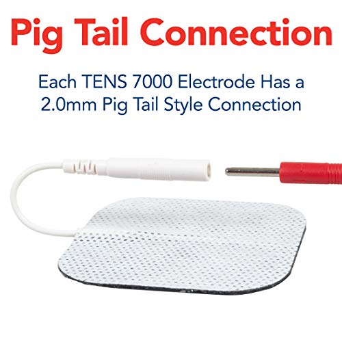 TENS 7000 Official TENS Unit Electrode Pads, 48 Pack, Premium - Product Imagery