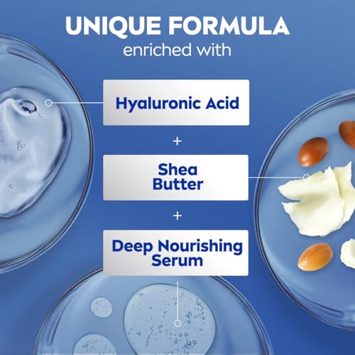 NIVEA Shea Nourish Body Lotion with Shea Butter & Hyaluronic - Product Imagery