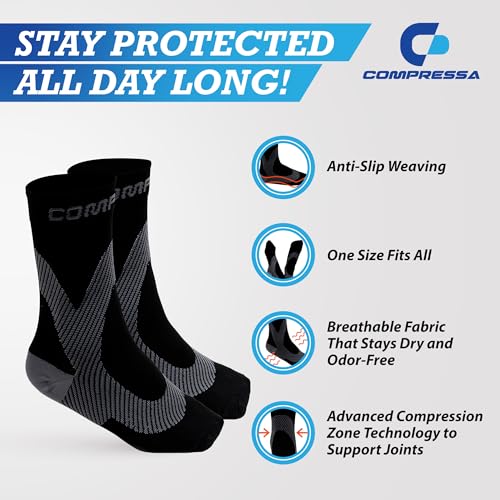 Compressa Compression Socks for Women & Men - Ankle Compression - Product Imagery
