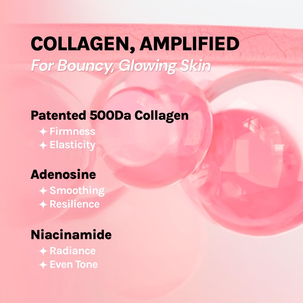 DERMAFIX Real Collagen Mask, 500DA Collagen Hydrogel Face Mask, Pack of 4 – alternate angle