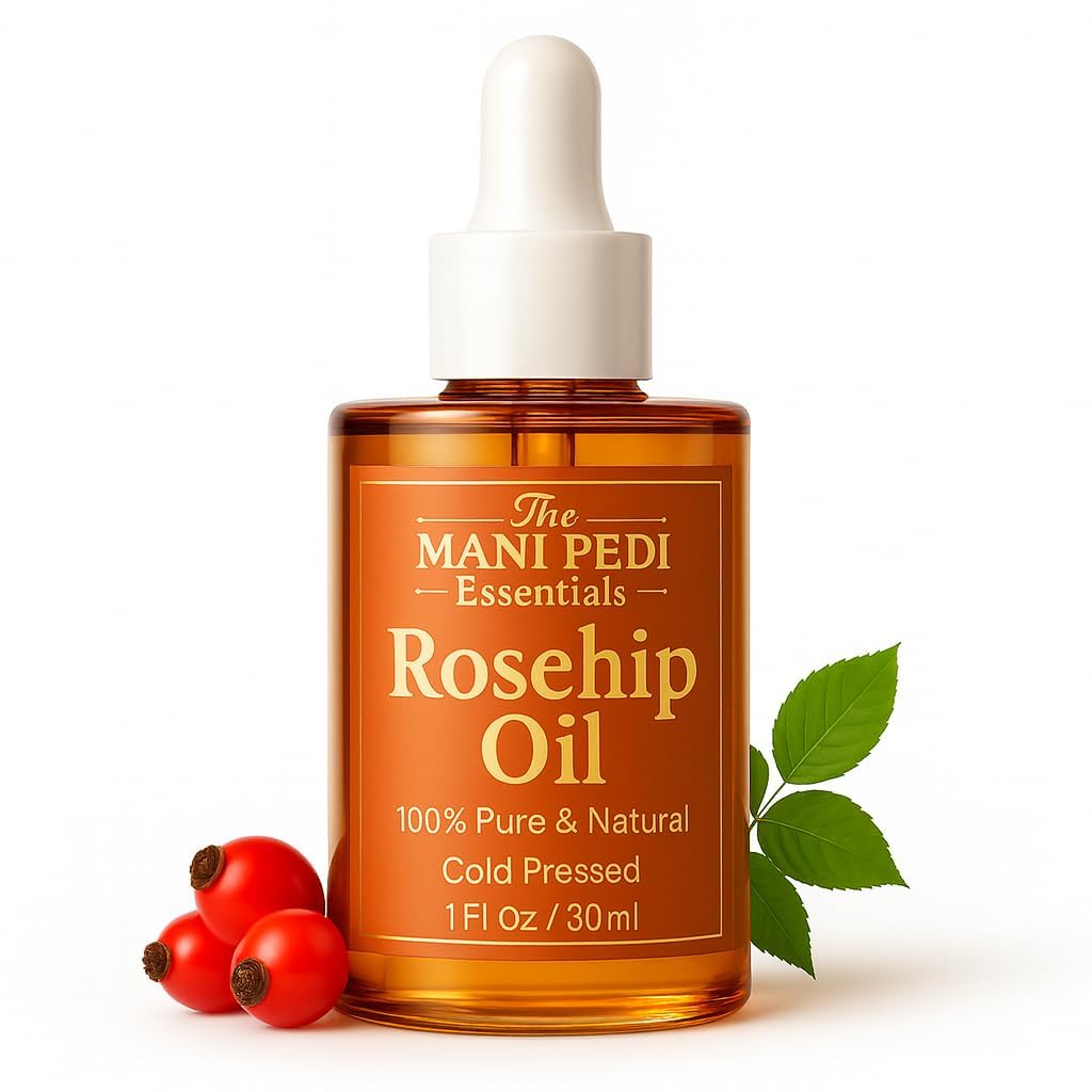TMPE Rosehip Oil for Face. Pure, Natural, Cold-Pressed & - Product Imagery