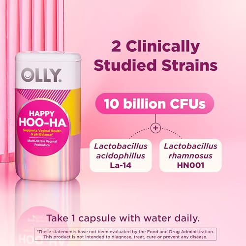 OLLY Happy Hoo-Ha Capsule, Vaginal Probiotics for Women - 25 - Product Imagery