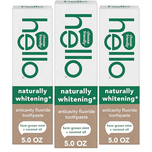 Hello Naturally Whitening Anticavity Fluoride Toothpaste, 5 Oz - Product Imagery