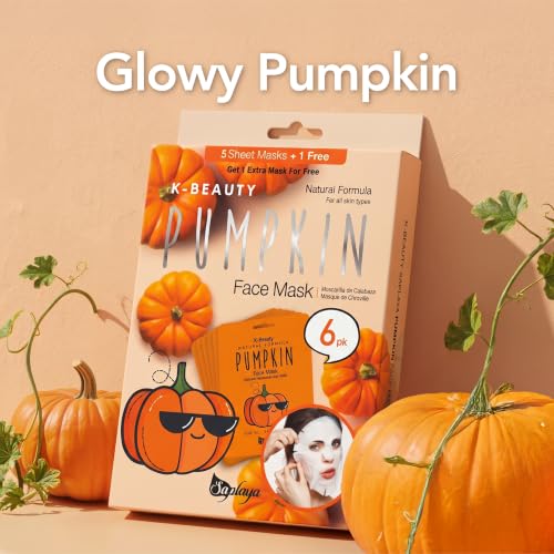 Saplaya Face Masks 6 Pack Scented Facemask Sheets Skin Care Mask - Product Imagery
