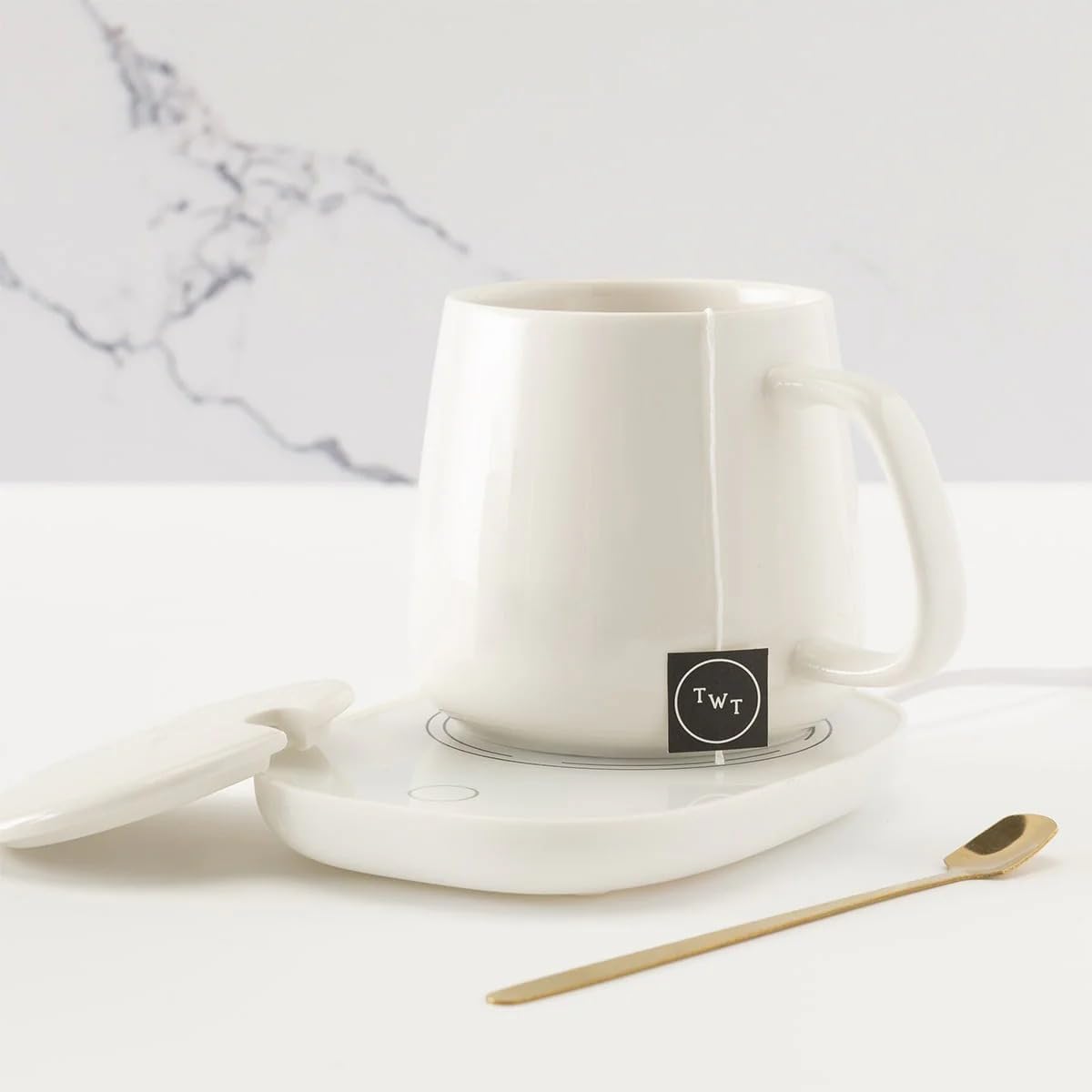 Luxury Tea Gift Set with Mug Warmer Premium Tea Collection - HomeWetBar Official Imagery - 7