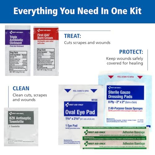 First Aid Only 91248 OSHA-Compliant First Aid Kit, All-Purpose - Product Imagery