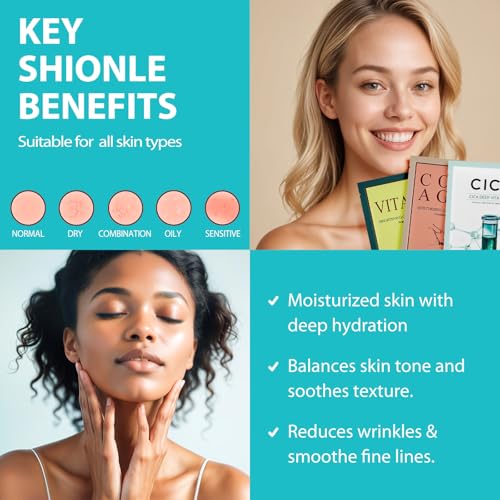 11 Combo Pack A+B Vital & Essential Face Mask Sheet 11 Types - Product Imagery