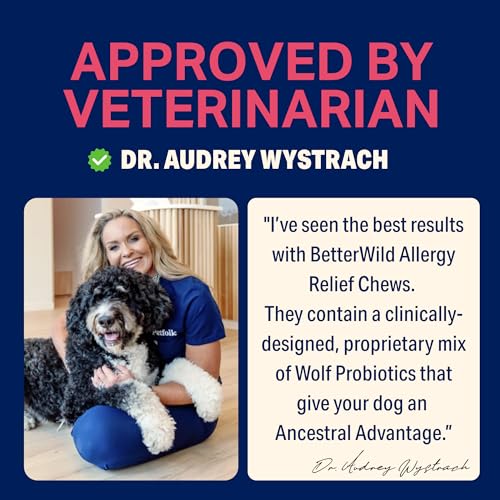 Allergy Dog Chews, Immune and Gut Health Support, 30 Chews - Product Imagery