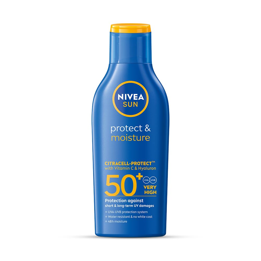 Nivea Moisturizing Sun Lotion SPF 50 |4.2 fl oz - Product Imagery